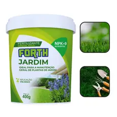 Fertilizante Adubo Mineral Forth Jardim Concentrado 400g NPK + 9 Nutrientes Para Manutenção de Jardins PREMIUM