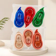 Kit 3 Corretivos Fita 45m Total Grande Capacidade Escolar Escritório 15m Cada