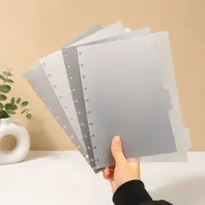 Kit 4 Ou 8 Divisórias Para Caderno Inteligente Com Abas Basicas