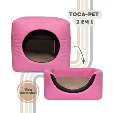 Cama Toca Pet Iglu 2 em 1 para Gato e Cachorro | Casinha Pet Macia com Almofada | Tamanhos P M G