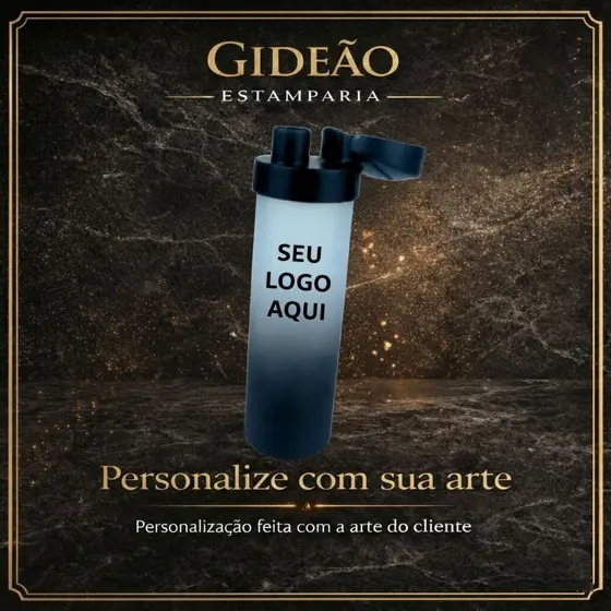 Garrafa personalizada - squeeze 480ml - acrílico-jateada - ótima qualidade