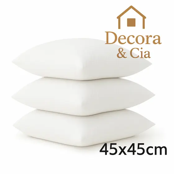 Refil de Enchimento Para Almofada 45x45 Espuma Premium - Envio Full