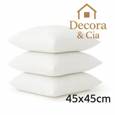 Refil de Enchimento Para Almofada 45x45 Espuma Premium - Envio Full