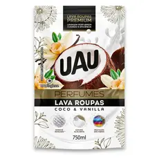Refil Lava Roupas 750ml Perfume de Coco UAU