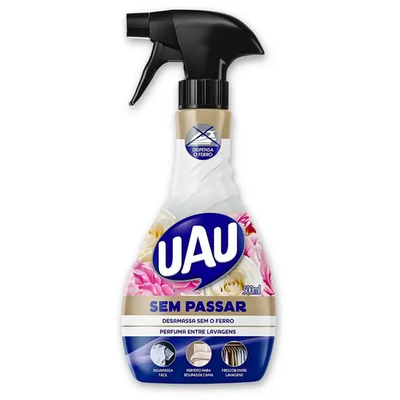 Sem Passar 500ml Uau Passa Roupas Perfumado