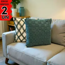 Kit 1/2 Capa de Almofada Premium  Decorativas  – Para Sofá, Sala  Quarto – Conforto e Estilo Moderno