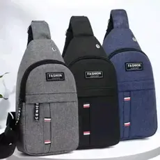 Bolsa Mochila De Peito Tiracolo Pochete Bolsa Impermeável Transversal Masculina