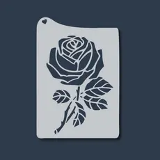 Stencil Flor Rosa Molde para pintura e artesanato em Tecidos, Pano de Prato, Mdf, Madeiras Decoração