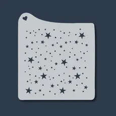 Stencil Estrelas Molde para Artesanato, Pintura em Tecido, Mdf, Madeira, Pano de Prato, Parede, DIY