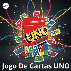 Jogo de Cartas UNO Original Mattel Clássico Para Família Amigos 2 a 10 Jogadores Jogo de Mesa