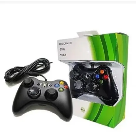 Controle De Xbox 360 Com Fio PC/ Fat E Pc Joystick Jogo gamepad  LUIZA