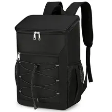 Mochila Térmica 30L para Camping e Piquenique Bolsa Térmica Grande com Bolsos Laterais Ideal para Praia e Viagem