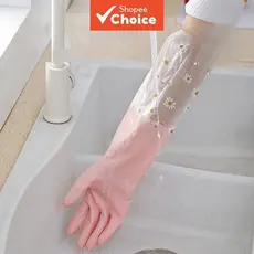 Luvas de Limpeza a Prova de Água Protecao para Domésticos, Limpeza de Cozinha, Lavagem de Louça e Roupa, Luvas