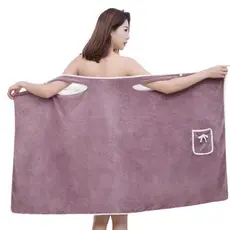 Toalha Roupão Feminina de Secagem Rápida para Banho Praia Piscina e Spa