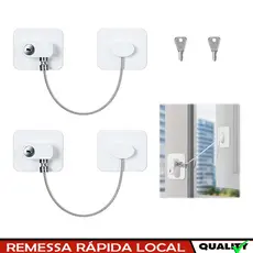 2 conjuntos de fechadura de geladeira (incluindo 2 chaves de adesivos de código de bloqueio de geladeira