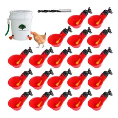 20 Bebedouro Automático Copinho Copo Bebedor Aves Frangos
