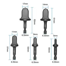 5 Pcs De Tubos Cobre E Aluminio Para Furadeira