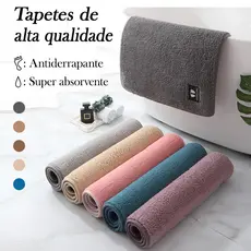 Tapete de Banheiro Microfibra 40x60 e 50x80 Antiderrapante Cores para Banheiro Cozinha e Quarto