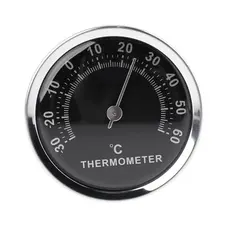 Ita 58mm Carro Termômetro Mecânico Medidor Temperatura Analógico Com Adesivo Colar