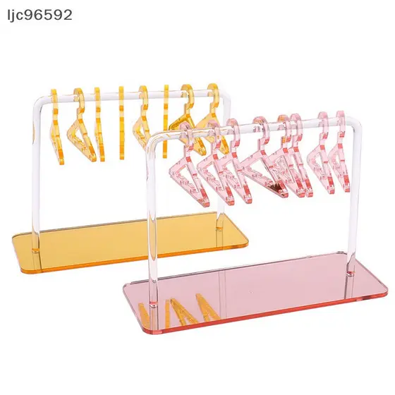 [ljc96592] Expositor De Brincos De 1 Conjunto Em Forma De Cabide Acrílico [BR]