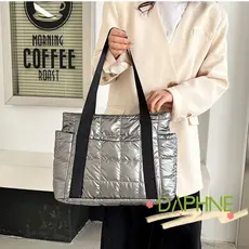DA-FACC Bolsas De Ombro Acolchoadas No Espaço , Algodão Para O Inverno , 2024 Macias Com Alças Bolsa Tote Quente