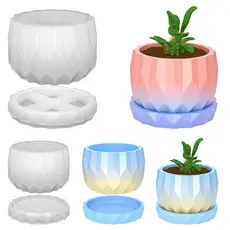 FLYTOP Molde De Silicone Para Fabricação De Vasos De Flores