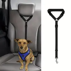 Corda De Segurança Para Carro De Estimação , Arreios Ajustáveis Cães , Cinto Tração Ajustável