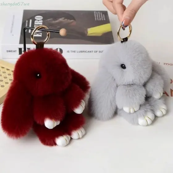Chaveiro De Coelho SHENGDA Pluff , Boneca Morto Fofa E , Adorável De Pele De 18 Cm Da Moda