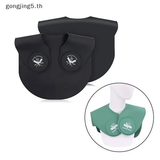 gongjing5 . TH Colar De Corte De Cabelo De Silicone , Xales De Tingimento , Capa De Cabeleireiro , Envoltório De Pescoço