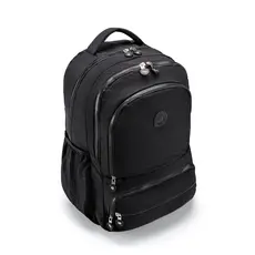 Mochila Para Notebook Com Bolso Frontal Para Pequenos Objetos Preta