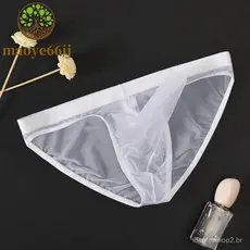MAOYE66 Cuecas De Nariz De Elefante , Shorts Masculinos De Malha Convexa Em U , Transparentes De Secagem Rápida