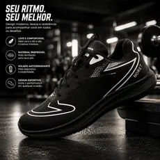 Tênis Corrida Esporte Com Cadarço Oferta Relâmpago Unissex