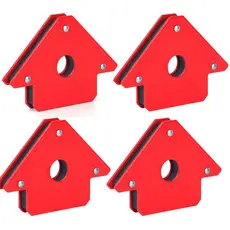 KIT 4 ESQUADRO MAGNETICO SOLDA 12 KG SOLDADOR SERRALHEIRO