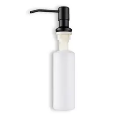 DISPENSER DETERGENTE PORTA SABONETE EMBUTIR DOSADOR PRETO
