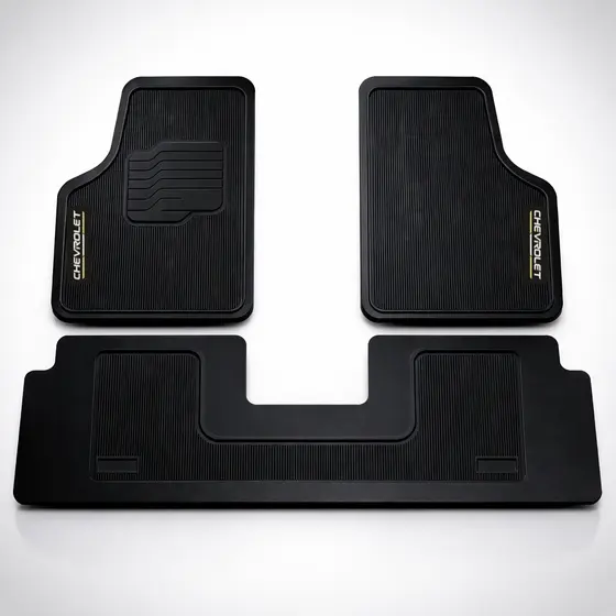 Tapete Carro S10 Borracha Universal 3 Peças Impermeável