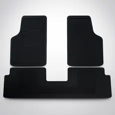 TAPETE DE CARRO AUTOMOTIVO 3 PEÇAS TRASEIRA INTEIRIÇO PVC REFORÇADO ANTIDERRAPANTE UNIVERSAL