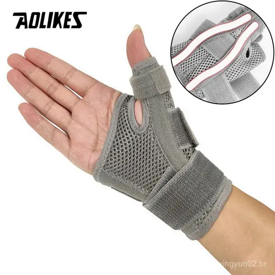 Cinta De Pulso Aolikes-Tala Flexível De Suporte Para Polegar Tendinite E Alívio De Artrite