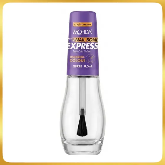 Base Nail Bond Express Mohda Cola Unha Fixação Imediata