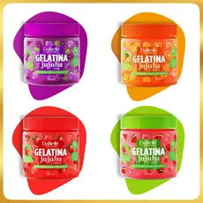 Gelatina Finalizadora Dabelle Jujuba Definição de Cachos Antifrizz Alta Fixação 500g