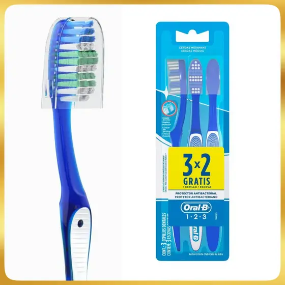 Escova Dental Oral B 123 Leve 3 Pague 2