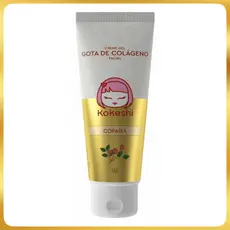 Kokeshi Creme Gel Hidratante Facial Gota De Colágeno(Oleo de Girassol Ozonizado e Oleo de Copaiba)