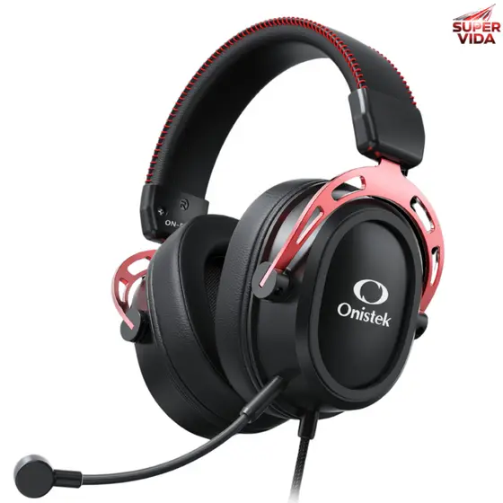 Headset Gamer Com Fio Microfone 50mm Type-C USB Para PC Notebook-Onistek