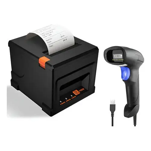 Impressora Térmica Não Fiscal 80mm Usb + Leitor Código Barra