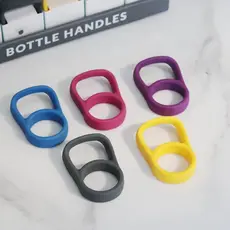 Alça de silicone para copos, 3,6 cm, flexível e resistente, ideal para o uso diário