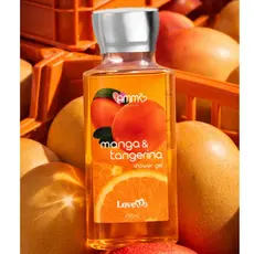 Sabonete em Gel 295ml Ammô Beauty Refrescante Perfume Manga e Tangerina Corpo Banho Espuma