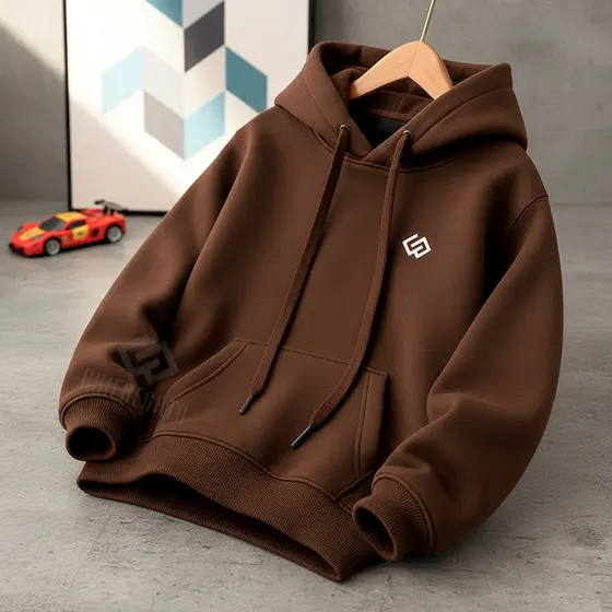 Moletom Infantil Blusa de Frio Moletom Flanelado Com Capuz Logo Original Dia a Dia Inverno Peluciado