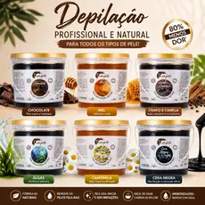 Cera Depilatória Ta na Pele 2,3kg Hidrossolúvel Profissional | Escolha sua Fragrância