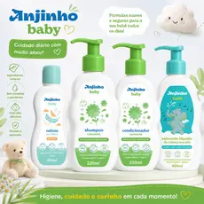 Kit Anjinho Baby Camomila + Colônia + Sabonete Líquido Kids 4 Produtos