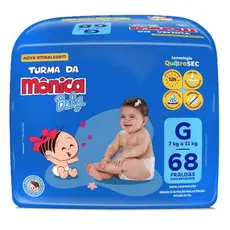 Fralda Turma da Monica Giga G 68UN - SOFTYS