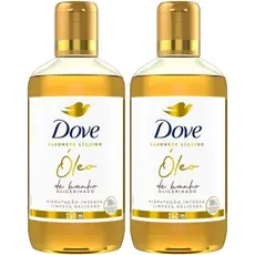 KIT C/ 2 Sabonete Líquido Dove Óleo de Banho Glicerinado 240Ml
